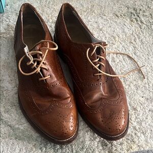 Classic Brown Leather Men's Brogues